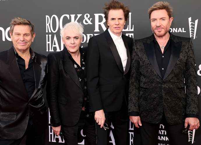 LOS ANGELES, CALIFORNIA - NOVEMBER 05: (L-R) Roger Taylor, Nick Rhodes, John Taylor, and Simon Le Bon of Duran Duran attend the 37th Annual Rock & Roll Hall of Fame Induction Ceremony at Microsoft Theater on November 05, 2022 in Los Angeles, California. (Photo by Emma McIntyre/Getty Images for The Rock and Roll Hall of Fame)