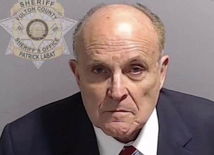 Rudy Giuliani's mugshot (Image: Fulton County Jail)