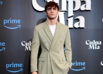 MADRID, SPAIN - JUNE 01: Actor Gabriel Guevara attends the premiere of "Culpa Mia" at the Callao City Lights cinema on June 01, 2023 in Madrid, Spain. (Photo by Carlos Alvarez/Getty Images)