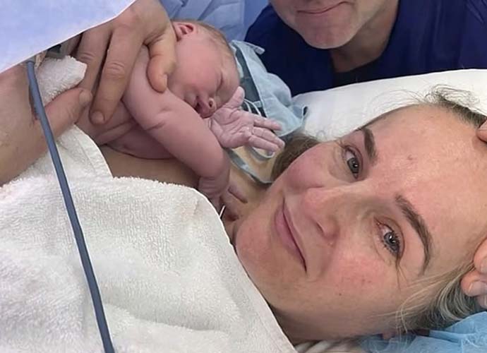 Kristen Drysdale with newborn, Methamphetamine Rules (Image: ABC)