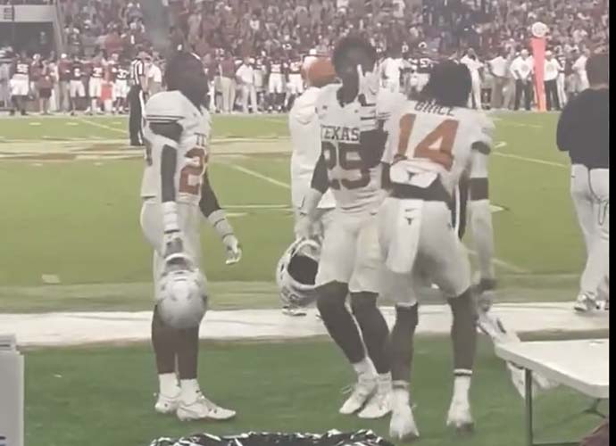 Texas Longhorn players respond to racial slurs from Alabama fans (Image: Twitter)