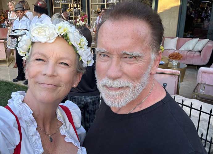 Arnold Schwarzenegger & Jamie Lee Curtis reunite 30 years after True Lies (Image: Instagram)