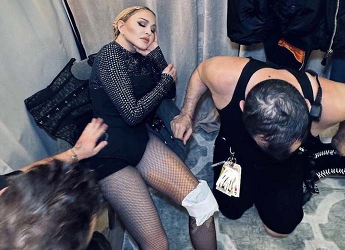 Madonna suffers knee injury (Image: Instagram)
