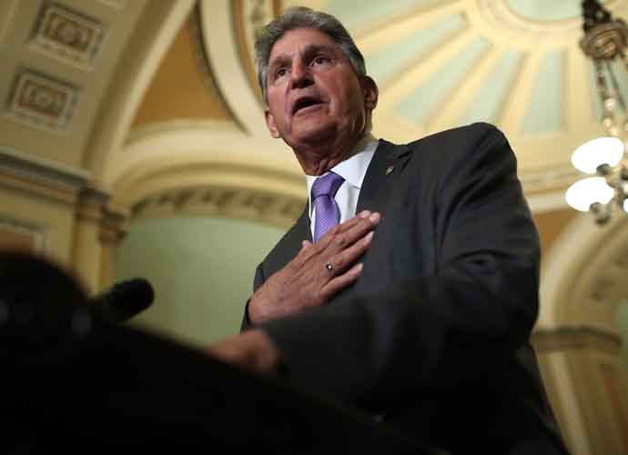 WASHINGTON, DC - JULY 09: Sen. Joe Manchin (D-WV) answers questions at the U.S. Capitol on July 09, 2019 in Washington, DC. Senate Majority Leaders Chuck Schumer answered a range of questions during the press conference including queries on recent court cases involving the Affordable Care Act. (Photo by Win McNamee/Getty Images)