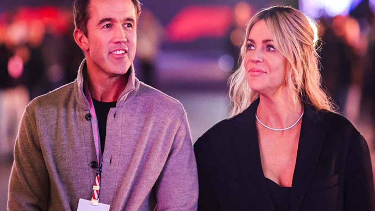 Rob McElhenney & Wife Kaitlin Olson Spotted At Formula 1 Grand Prix In Las  Vegas - uInterview