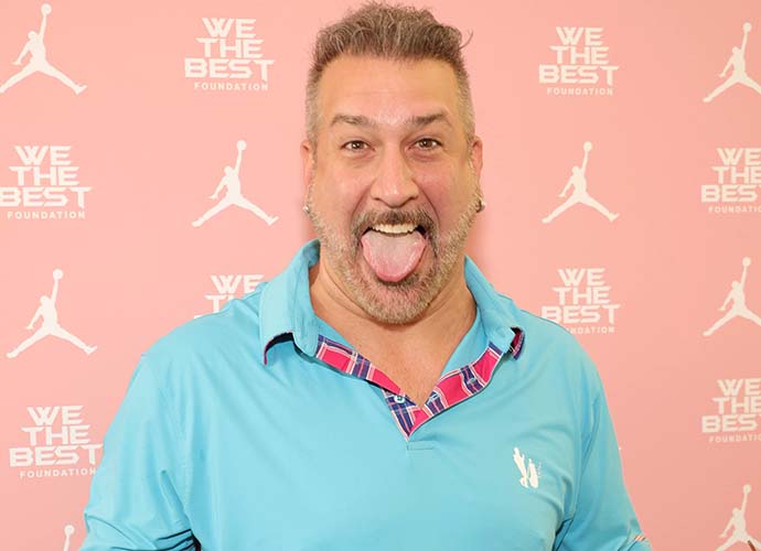 MIAMI BEACH, FLORIDA - JULY 20: Joey Fatone attends as DJ Khaled hosts the inaugural We The Best Foundation Classic at Miami Beach Golf Club on July 20, 2023 in Miami Beach, Florida. (Photo by Kevin Mazur/Getty Images for We The Best Foundation )