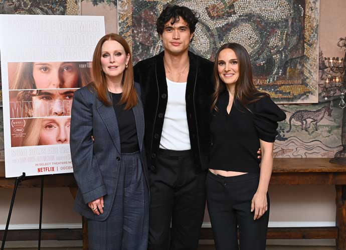 Natalie Portman, Julianne Moore & Charles Melton Attend  Screening Of Their Film ‘May December’