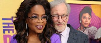 LOS ANGELES, CALIFORNIA - DECEMBER 06: Oprah Winfrey (L) and Steven Spielberg attend the Los Angeles Premiere of Warner Bros.' "The Color Purple" at Academy Museum of Motion Pictures on December 06, 2023 in Los Angeles, California. (Photo by Eric Charbonneau/Getty Images for Warner Bros.)