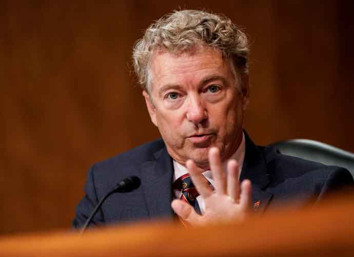 Senator Rand Paul, a Republican from Kentucky, speaks during a Senate Homeland Security and Governmental Affairs Committee hearing in Washington, D.C., U.S., on Thursday, Sept. 24, 2020. President Donald Trump's nominee to lead the agency in charge of curbing domestic terrorism yesterday told senators that White supremacists have become the 