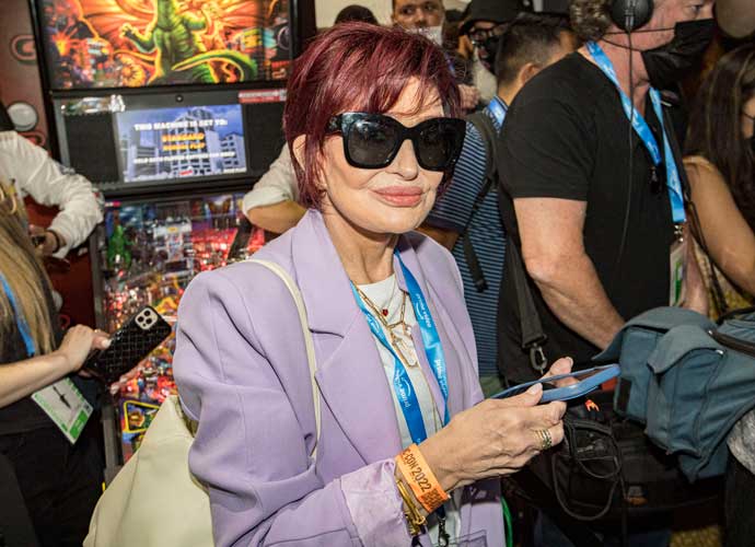 SAN DIEGO, CALIFORNIA - JULY 22: Sharon Osbourne appears at a signing by her husband, Ozzy Osbourne, at 2022 Comic-Con International Day 2 at the San Diego Convention Center on July 22, 2022 in San Diego, California. Ozzy Osbourne collaborated with artist Todd McFarlane on a new comic, Patient Number 9. (Photo by Daniel Knighton/Getty Images)
