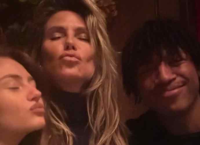 Heidi Klum with daughter Leni and son Henry (Image: Instagram)