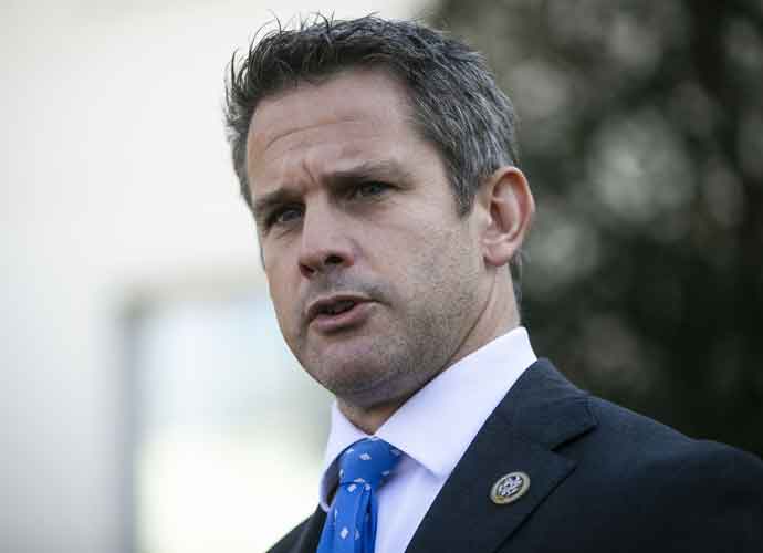 Representative Adam Kinzinger, a Republican from Illinois, speaks to members of the media following a meeting with U.S. President Donald Trump, not pictured, outside the White House in Washington, D.C., U.S., on Wednesday, March 6, 2019. Senator Chuck Grassley of Iowa, one of the few Republicans with the power to request President Trump's tax returns wants to make sure that if House Democrats are successful in getting them, he wants to see them, too. Photographer: Al Drago/Bloomberg via Getty Images