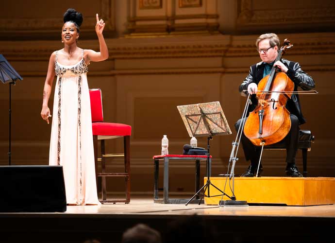 Amanda Gorman & Jan Vogler perform at Carnegie Hall (Image: Chris Lee)
