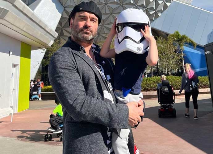 Johnny Galecki with son (Image: Instagram)