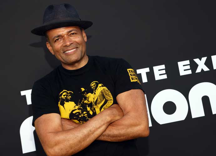 LOS ANGELES, CALIFORNIA - JUNE 24: Mario Van Peebles attends the Skate Experience in Minionwood to celebrate the release of 
