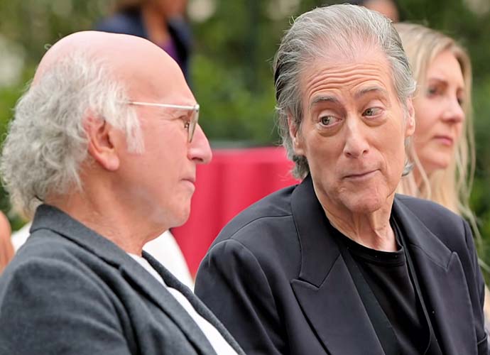 Richard Lewis and Larry David in 'Curb Your Enthusiasm' (Image: HBO)