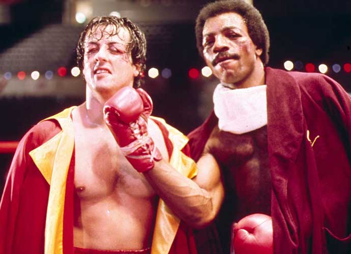 Carl Weathers & Sylvester Stallone in 'Rocky III' (Image: MGM/UA)
