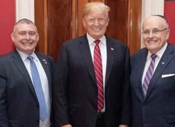 Lev Parnas with Donald Trump and Rudy Giuliani (Image: Instagram)