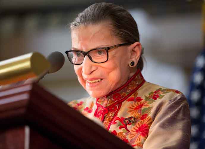 Supreme Court Justice Ruth Bader Ginsburg speaks at an annual Women's History Month (Image: Getty)