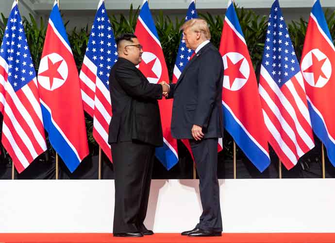 Kim Jong-un and Donald Trump meet in Singapore (Image: The White House)