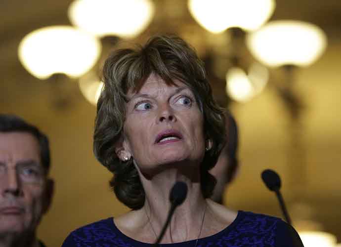 WASHINGTON, DC - JANUARY 27: Sen. Lisa Murkowski (R-AK) speaks to reporters outside the Senate chamber following a luncheon for Republican members of the Senate January 27, 2015 in Washington, DC. Murkowski commented on U.S. President Barack Obama's plan to protect millions of acres of the Arctic National Wildlife Refuge. (Image: Getty)