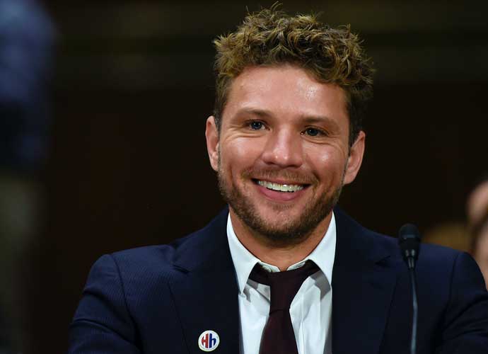 WASHINGTON, DC - JUNE 14: Ryan Phillippe, actor, director, and writer, speaks before the Senate Special Committee on Aging during a hearing on 