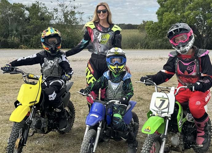 Ivanka Trump goes motocross riding with three kids (Image: Instagram)