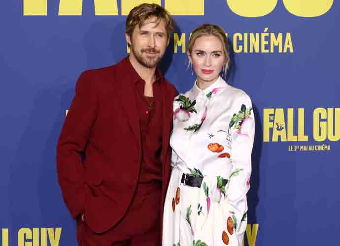 PARIS, FRANCE - APRIL 23: Ryan Gosling and Emily Blunt attend the 