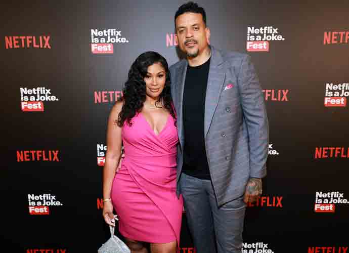 INGLEWOOD, CALIFORNIA - MAY 09: (L-R) Anansa Sims and Matt Barnes attend When We Gather: A Night of Stand-Up Comedy Curated by Dwyane Wade during Netflix is a Joke Fest at The Miracle Theater on May 09, 2024 in Inglewood, California. (Photo by Matt Winkelmeyer/Getty Images for Netflix)