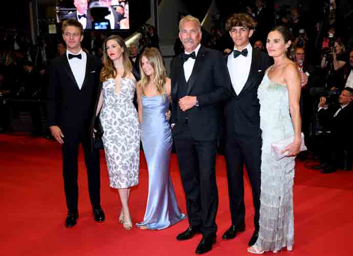 Kevin Costner Brings His Kids For Cannes Red Carpet Premiere Of ‘Horizon: An American Saga’
