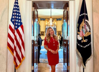 Gracie Hunt at the White House (Image: Instagram)