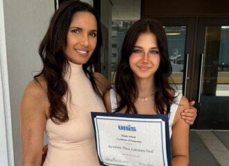 Padma Lakshmi with daughter Krishna (Image: Instagram)