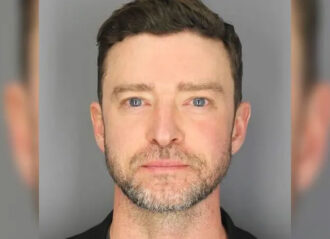 Justin Timberlake's mugshot (Image: Suffolk County Police)