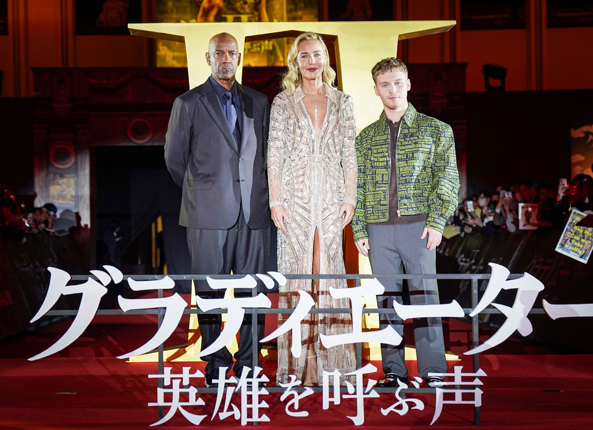 ‘Gladiator II’ Premieres At Tokyo International Film Festival With Denzel Washington, Connie Nielsen & Fred Hechinger