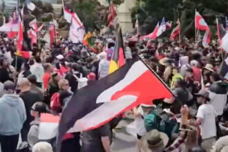 VIDEO: Tens Of Thousands Of People Protest Against Bill To Change New Zealand’s Treaty With Native Maori People Outside Parliament