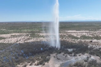 VIDEO: Drone Footage Shows Old Well’s Blowout Causing Big Stink In Texas Town