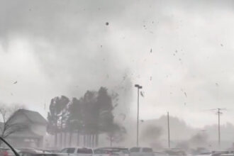 VIDEO: Debris Flies As Tornado Tears Through Northern California City