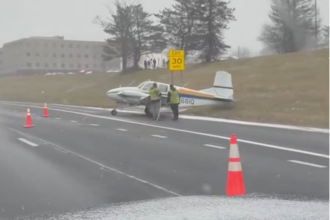 VIDEO: Plane Makes Emergency Landing On Highway In Albany, N.Y.