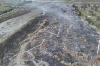 VIDEO: Aerial Footage Shows Remnants Of Auto Fire In Los Angeles