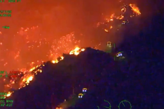 VIDEO: Helicopter Footage Shows Significant Flare-Up Of Palisades Fire In L.A.