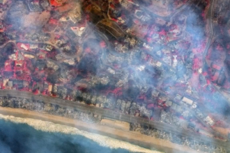 VIDEO: Satellite Images Show Devastating Impact Of Fires On L.A. Neighborhoods