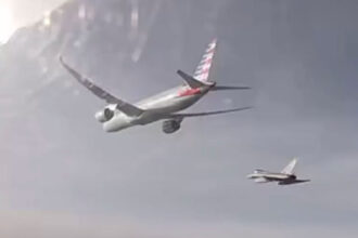 VIDEO: Cockpit View Shows Italian Fighter Escorting Diverted American Airlines Flight To Rome Over ‘Security Concern’