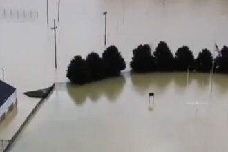 VIDEO: Drone Footage Shows Kentucky Town Under Water During Recent Floods