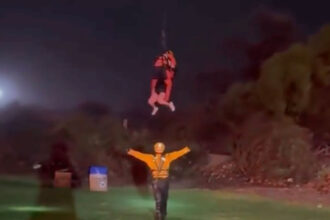 VIDEO: 2 People Rescued From Fast-Moving Creek As Storm Slams Southern California