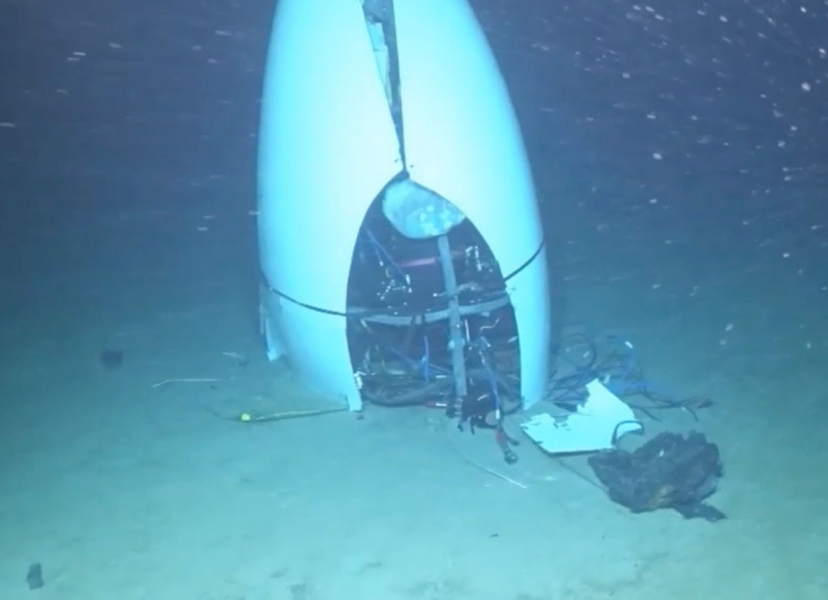 VIDEO: First Footage Of Titan Submersible Wreckage Released