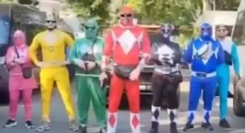 VIDEO: Police In Power Rangers Gear Make Arrest At Sao Paulo Carnival