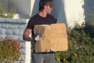 VIDEO: ‘Hot Panhandler’ Brad Love Goes Viral After Being Spotted On Streets Of Palm Springs