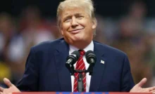 DALLAS, TX - SEPTEMBER 14: Republican presidential candidate Donald Trump speaks during a campaign rally at the American Airlines Center on September 14, 2015 in Dallas, Texas. More than 20,000 tickets have been distributed for the event. (Image: Getty)