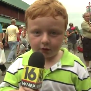 'Apparently Kid' Noah Ritter's Interview At A Pennsylvania County Fair ...